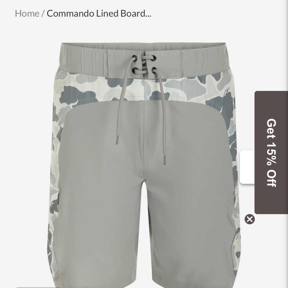 Drake Gray Board Shorts Quick-Dry Swimwear